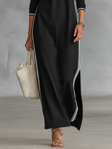 Suki | Maxi Shirtdress in Black