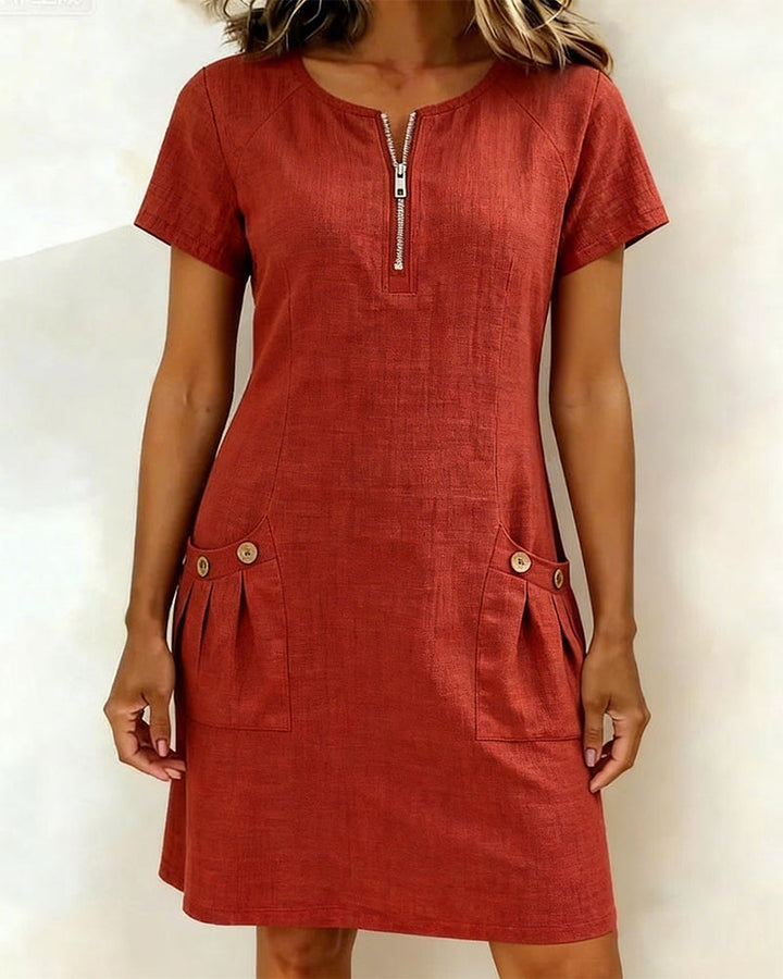 Kaitlin | Breezy Cotton-Linen Dress