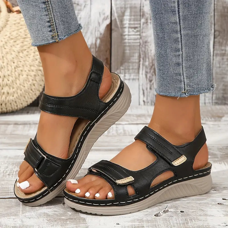 Fay | Orthopedic Leather Support Sandals