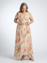 Imogen | V-Neck Floral Maxi Dress