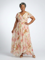 Imogen | V-Neck Floral Maxi Dress