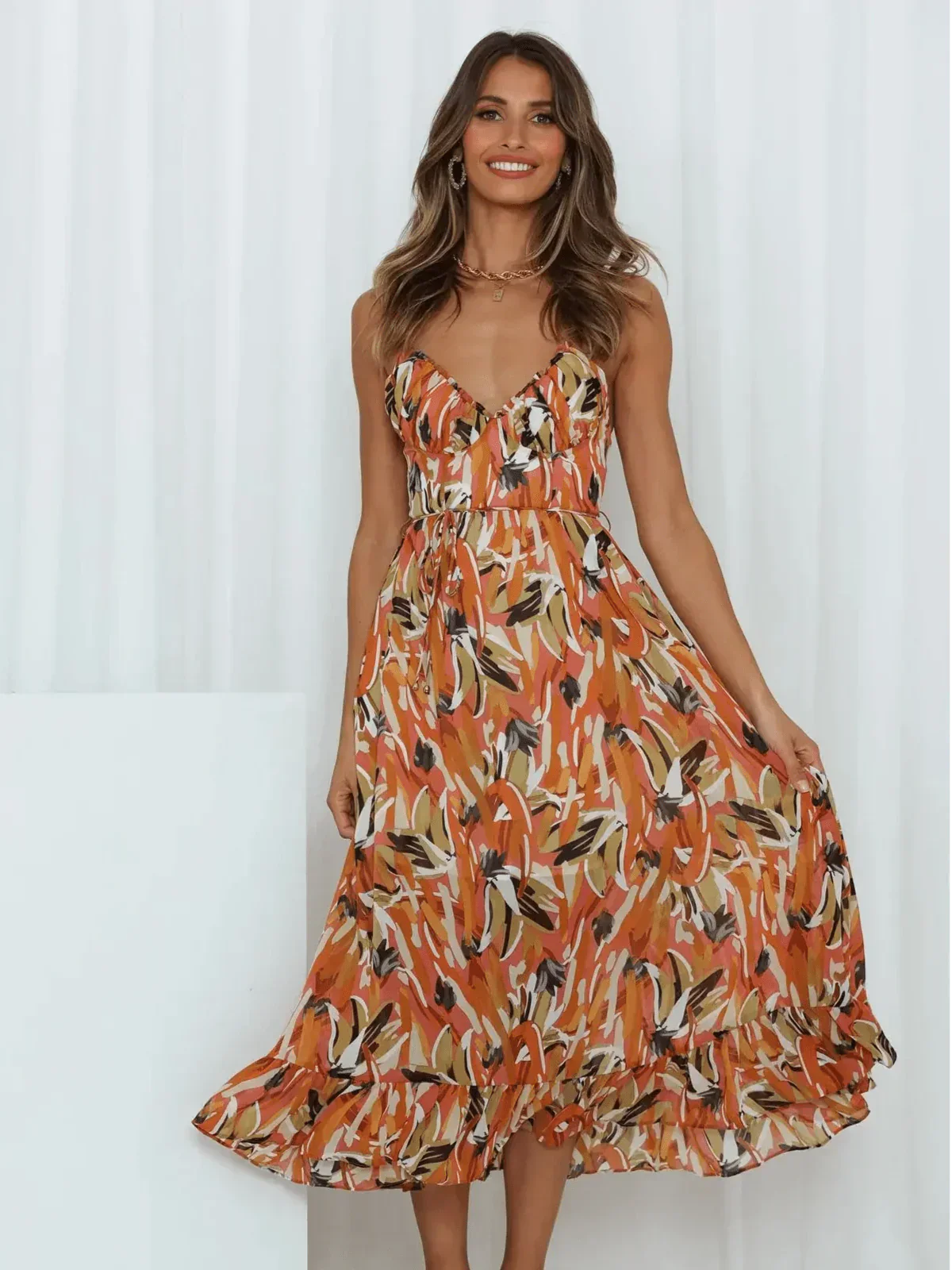 Rosie | Vibrant Midi Dress