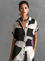 Kami | Maxi Dress Black & White Print