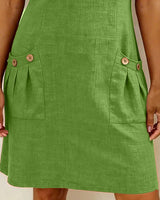 Kaitlin | Breezy Cotton-Linen Dress