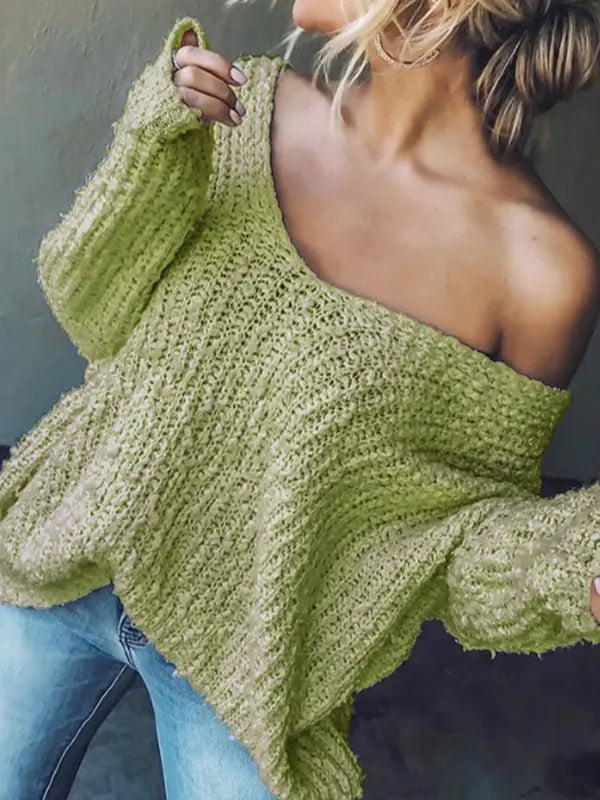 Celeste | Drop Shoulder Cozy Long Sleeve Sweater