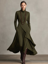 Felisa | Asymmetric Long-Sleeve Dress