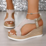 Rosa | Ergonomic Mesh Wedge Sandals