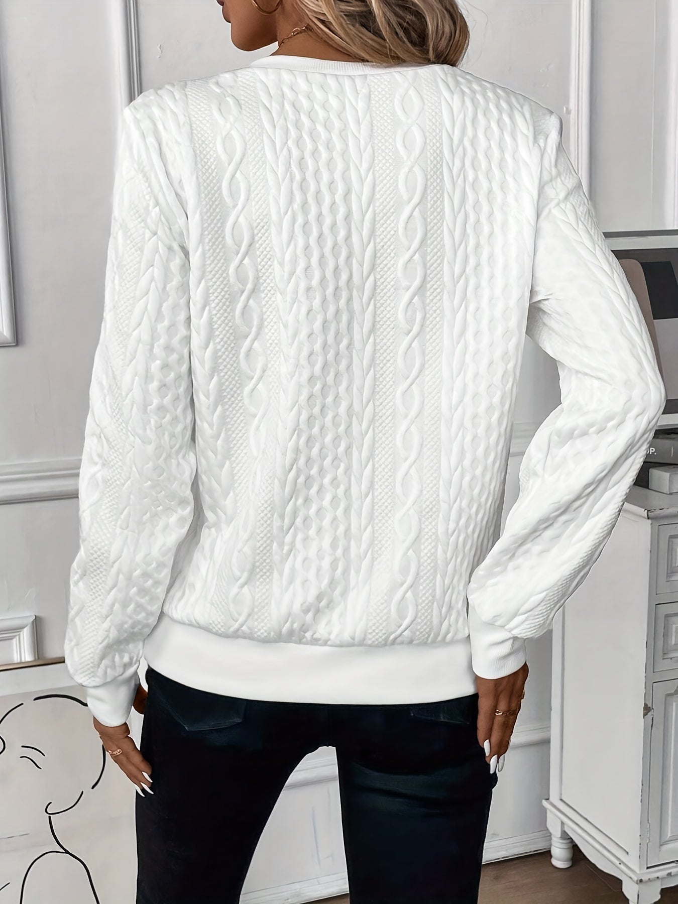 Céleste | Elegant Quarter-Zip Knit Sweater
