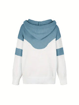 Céleste | Dual-Tone Cosy Relaxed Hoodie