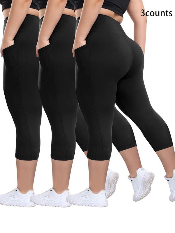 Camille | Breathable High-Waist Capri 3-Pack