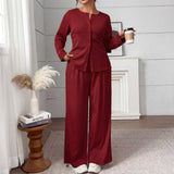 Vivienne | Knitted Two-Piece Plus Set