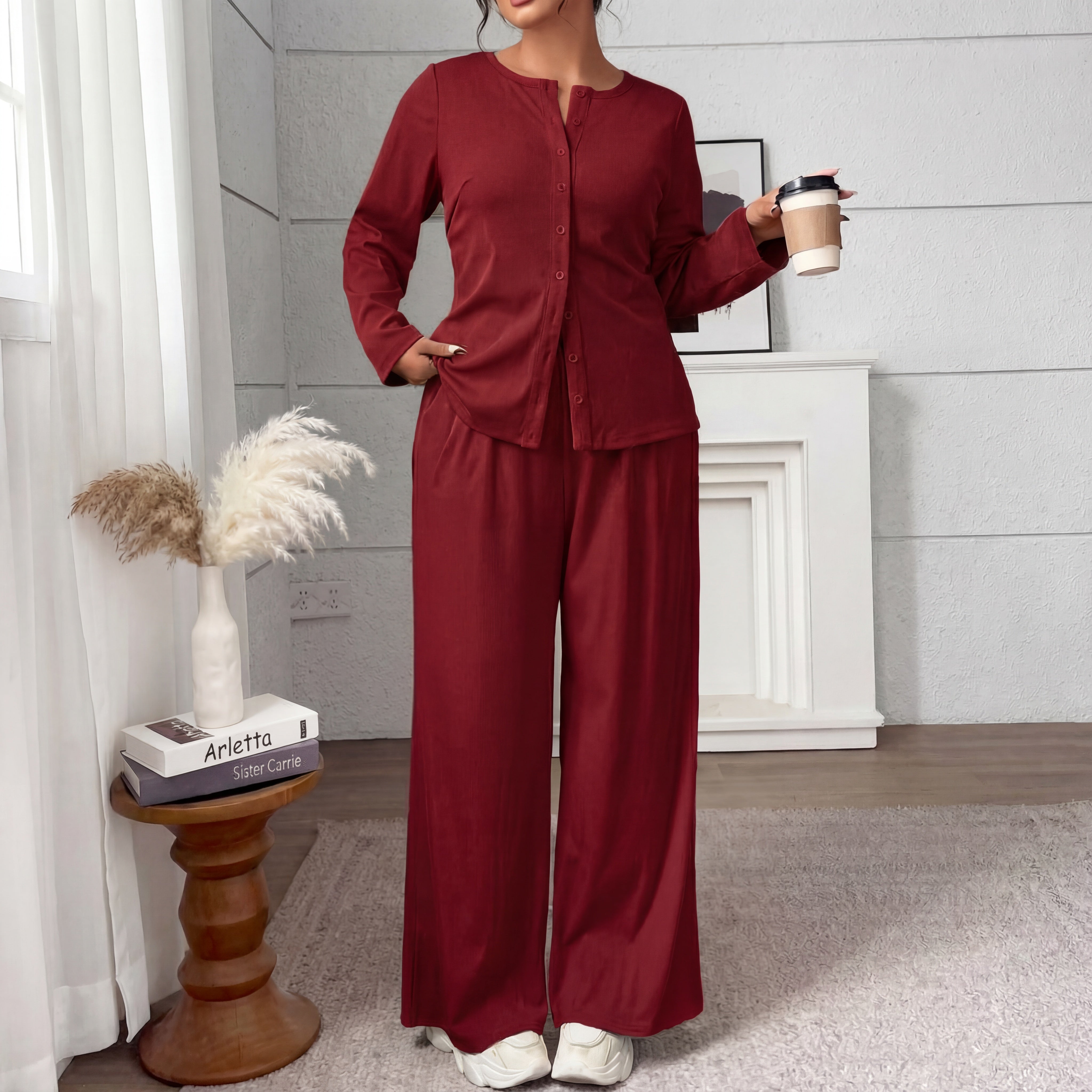 Vivienne | Knitted Two-Piece Plus Set