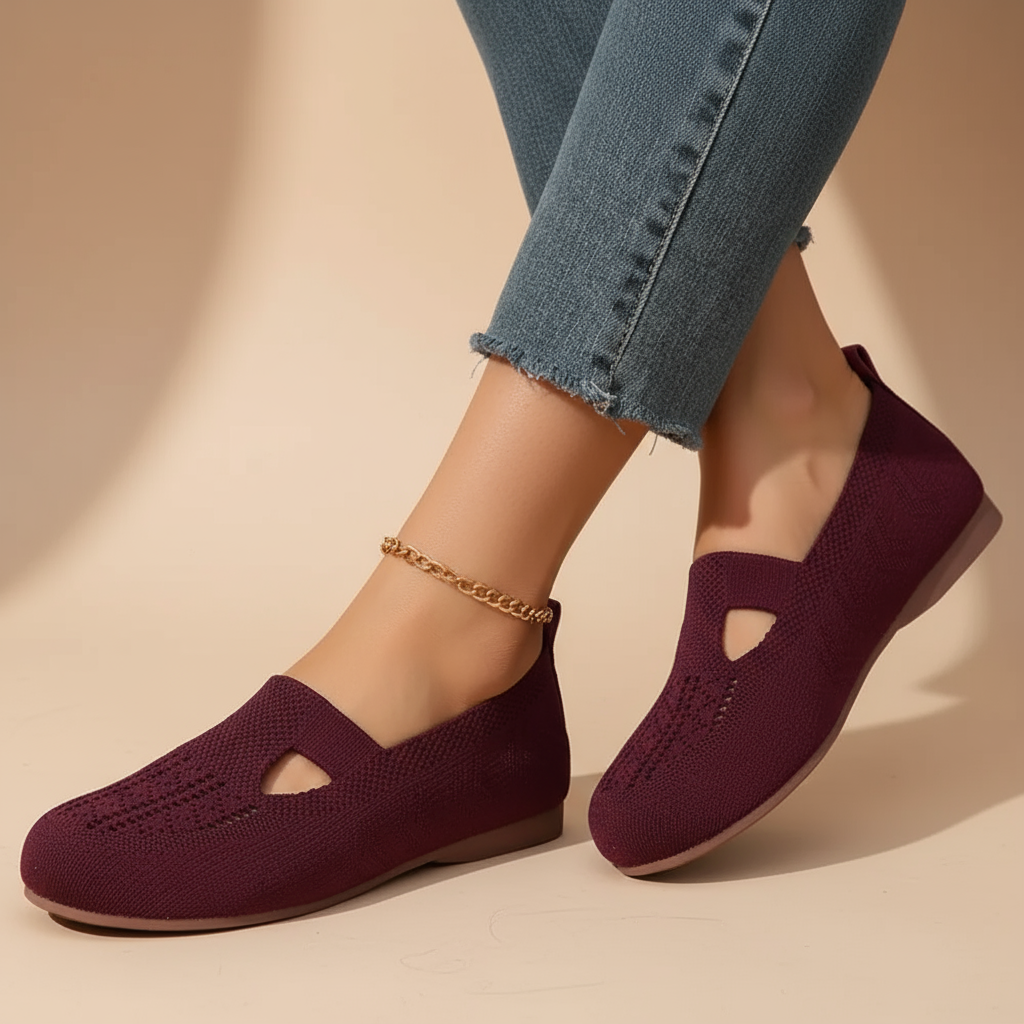 Fannie | Ergonomic Knit Slip-On Sandals