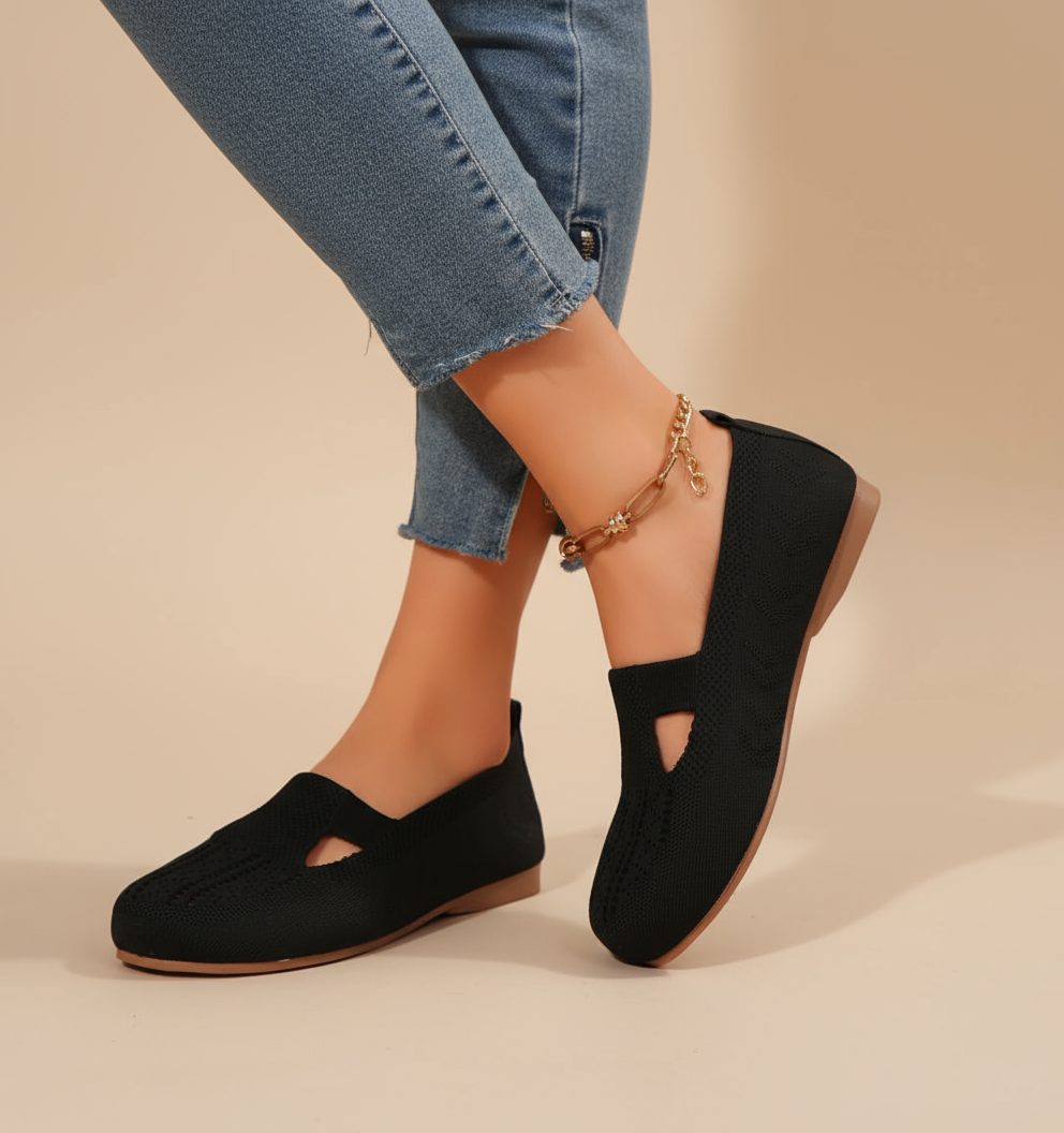 Fannie | Ergonomic Knit Slip-On Sandals