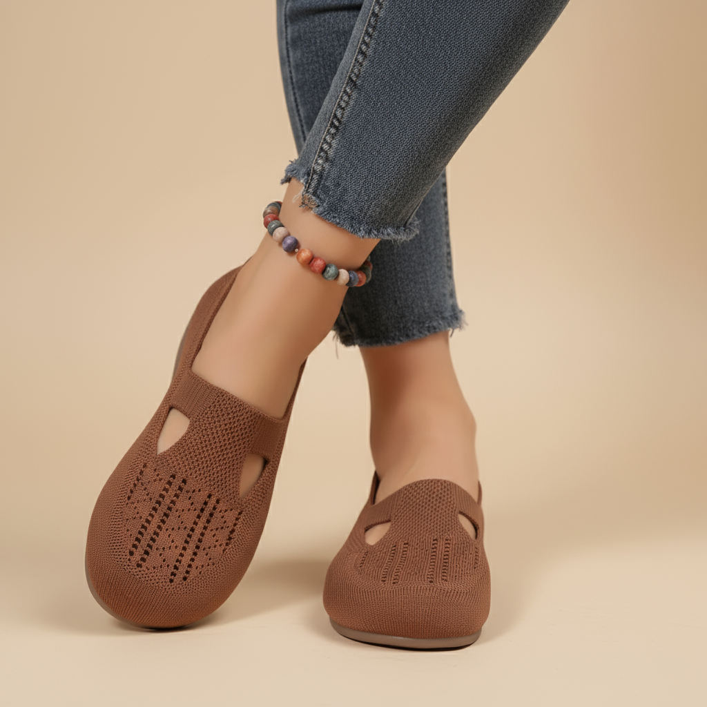 Bessie | Ergonomic Knit Slip-On Sandals