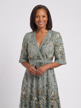 Xanthippe | Floral V-Neck Maxi Dress