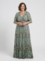 Xanthippe | Floral V-Neck Maxi Dress