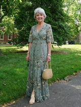 Xanthippe | Floral V-Neck Maxi Dress