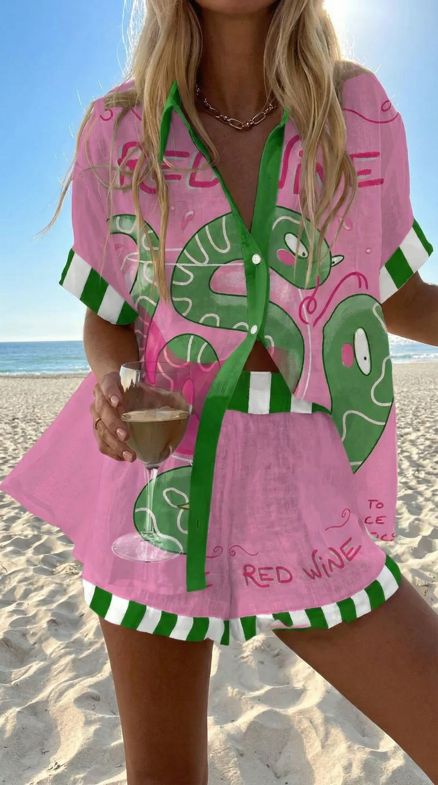 Jaslene | Cotton Linen Co-Ord Set