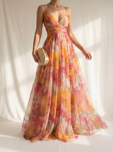 Solveig | Enchanting Floral Maxi Dress