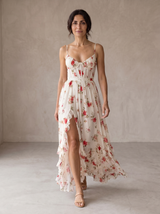 Johanna | Romantic Floral Midi Dress
