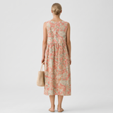Ula | Floral Print Linen Dress