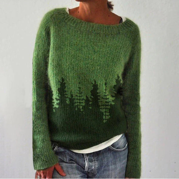 Sylvie | Forest Knit Cozy Sweater