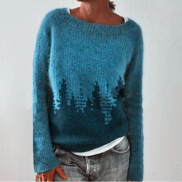 Sylvie | Forest Knit Cozy Sweater