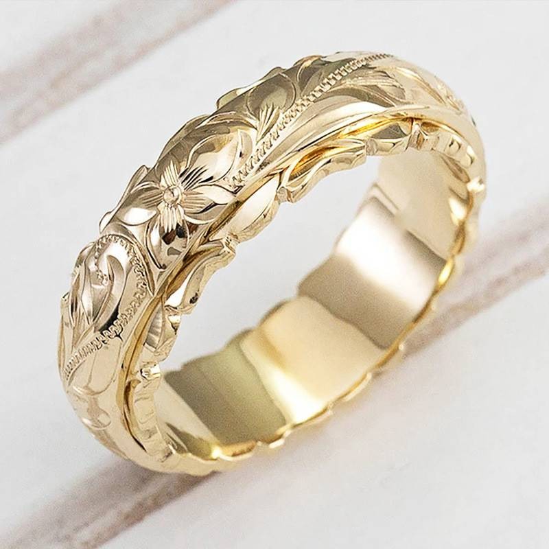 Soleil | Vintage Gold Flower Ring