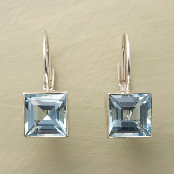 Zoe | Blue Glass Harvest Drop Earrings