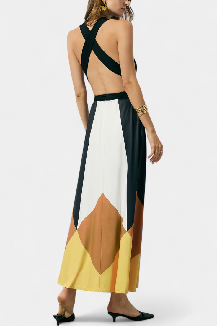 Wendy | Convertible Open-Back Maxi Dress