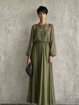 Mazie | Chiffon Maxi Dress
