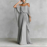 Erin | Chiffon Cowl-Neck Maxi Dress