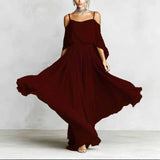 Erin | Chiffon Cowl-Neck Maxi Dress