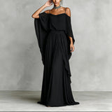 Erin | Chiffon Cowl-Neck Maxi Dress