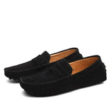 Skip | Suede Penny Loafers