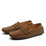 Skip | Suede Penny Loafers
