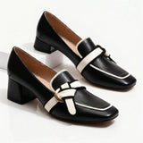 Gretchen | Outline Heeled Loafers