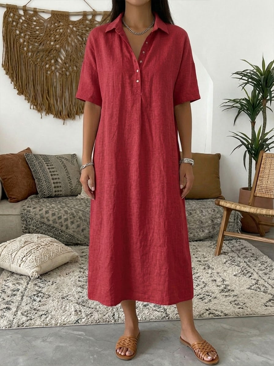Melody | Relaxed Buttoned Shirtdress