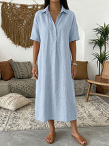Charli | Relaxed Buttoned Shirtdress