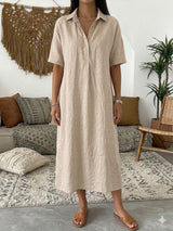 Charli | Relaxed Buttoned Shirtdress