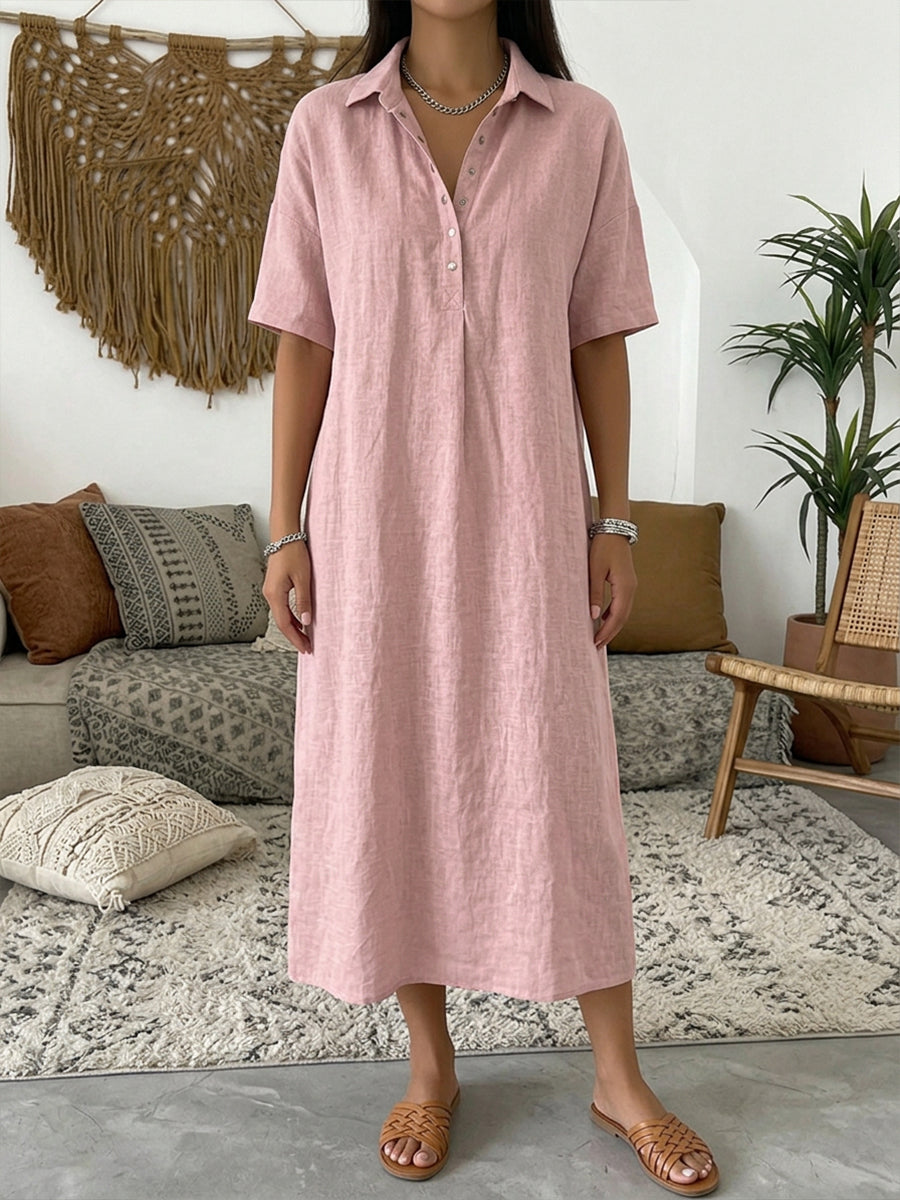 Charli | Relaxed Buttoned Shirtdress