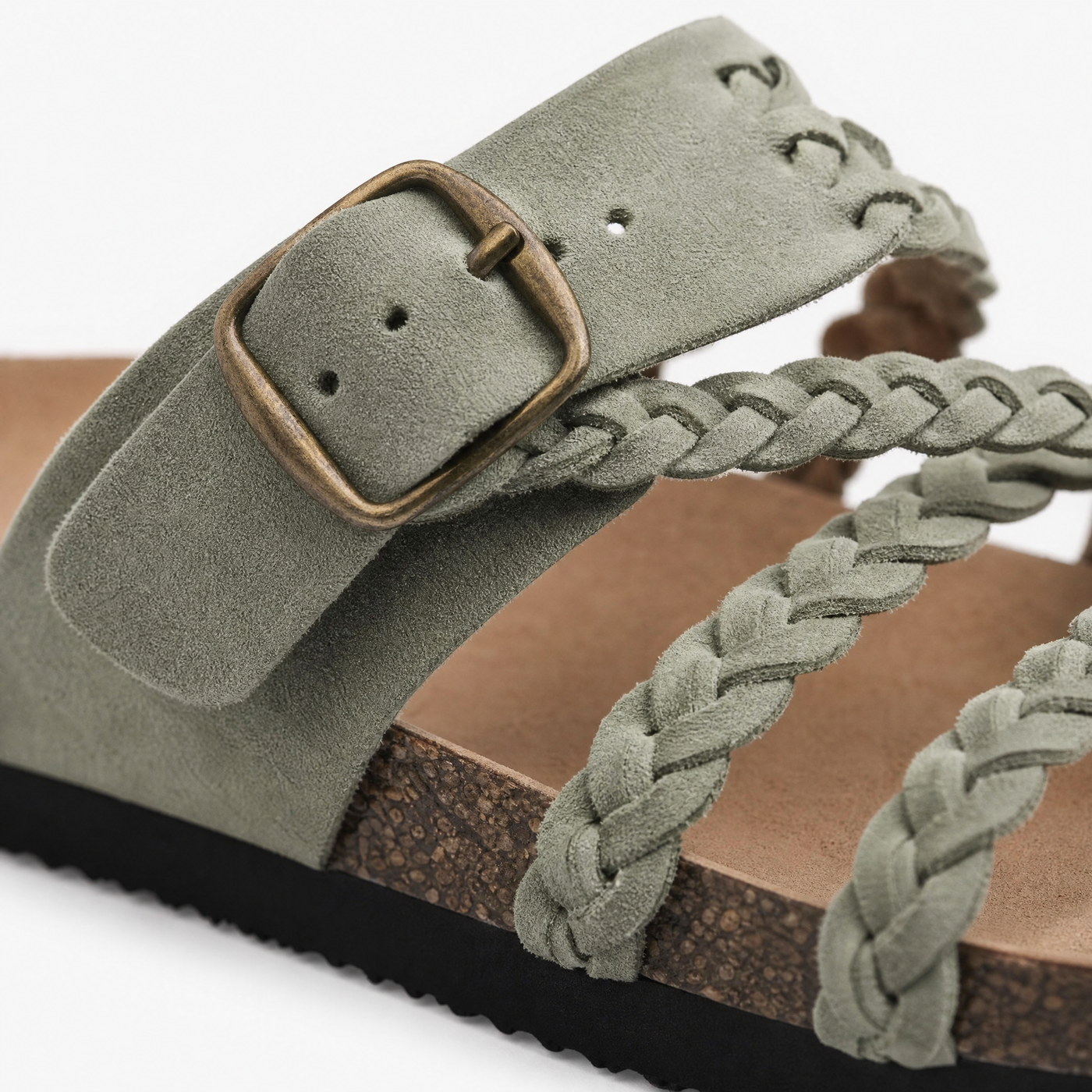 Brynlee | Braided Cork Sandals