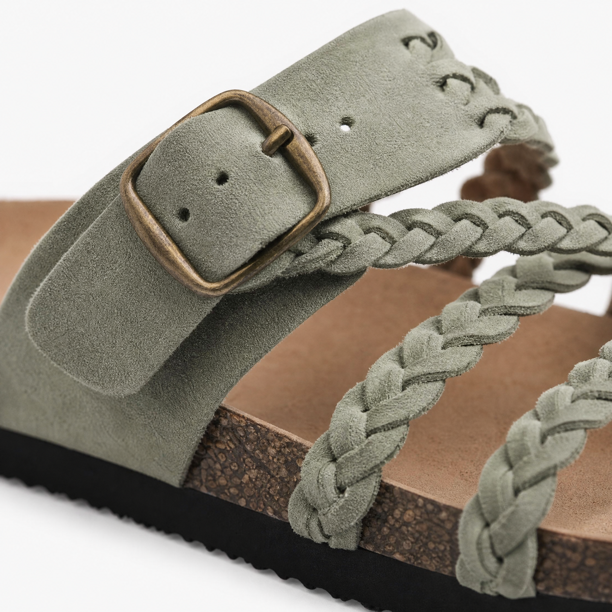 Brynlee | Braided Cork Sandals