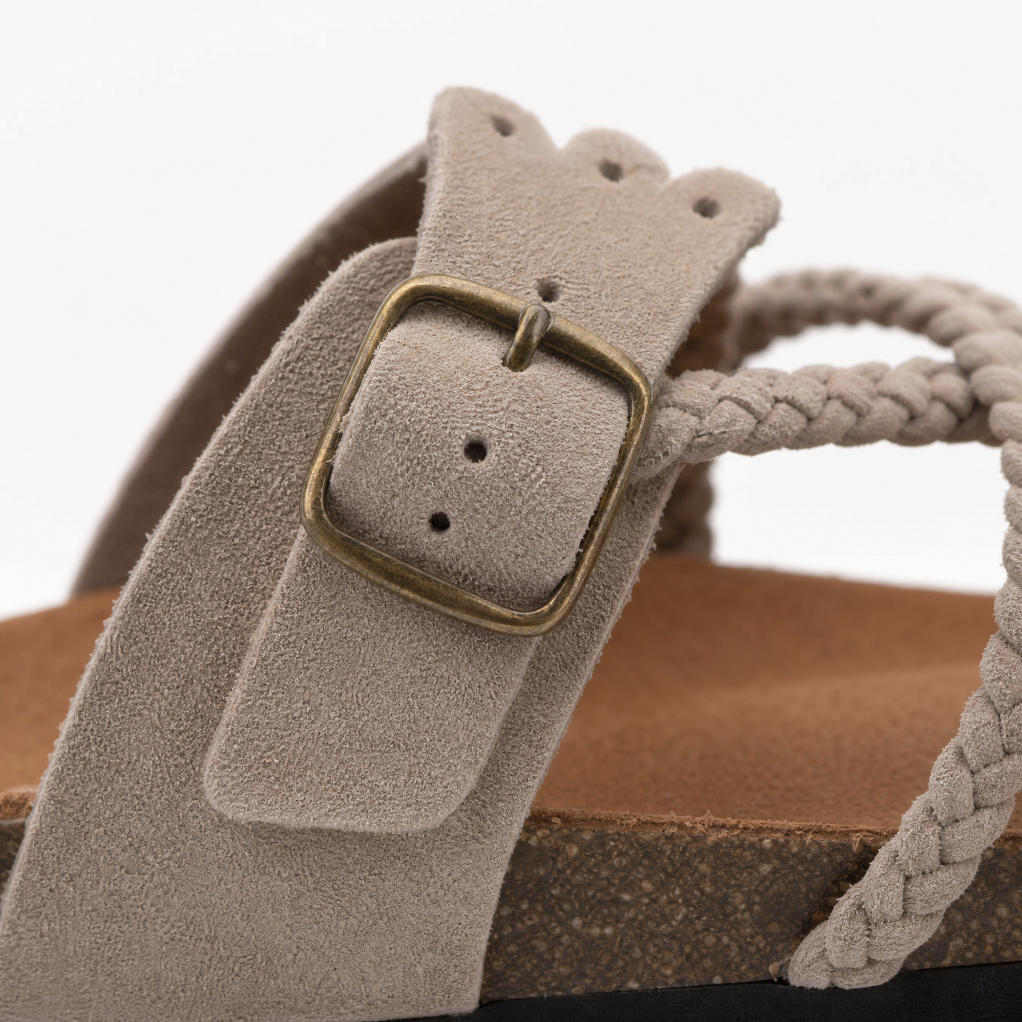 Brynlee | Braided Cork Sandals