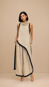 Reanna | Elegant Linen Coord Set