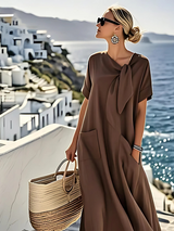 Lark | Bow-Neckline Summer Dress