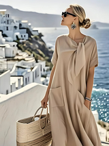 Lark | Bow-Neckline Summer Dress