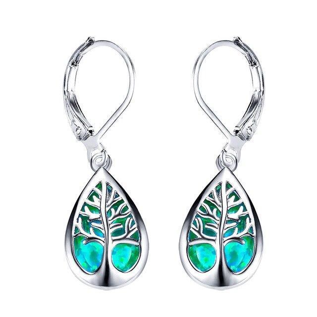 Zona | Tree of Life Drop Earrings