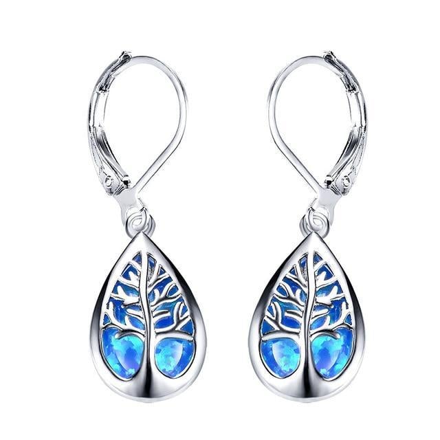 Zona | Tree of Life Drop Earrings